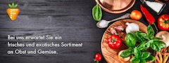 Der Foodservice Frisch Erfurt ist ihr Großhandel für Obst, Gemüse, Kräuter, Salate, Bioprodukte, Kartoffelprodukte, exotische Früchte, Feinkost, Convenience, Molkereiprodukte, Gastro-Spezial und Diverse in Erfurt.

Foodservice, Gemüsegrossmarkt, gemüsehan