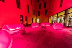 Courtyard lighting