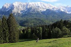 Panoramablick von der Elmauer Alm