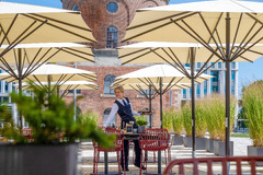 Terrasse vom Restaurant Danubio