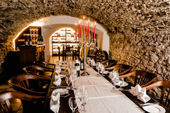 Restaurant und Hotel Gut Landscheid in Burscheid - Weinkeller