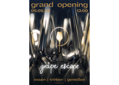 grand opening | Restaurant | grape escape in München