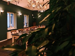 Blick in den Saal im 1. Obergeschoss