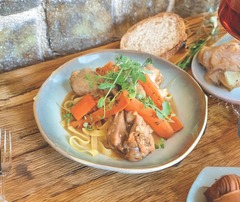 Orangenhähnchen mit Vichy Karotten
