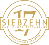 SIEBZEHN Bar Lounge Restaurant · 87435 Kempten (Allgäu), Rathausplatz 21