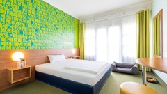 Standard Doppelzimmer mit Hundekörbchen