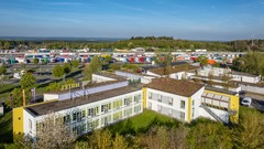 Luftaufnahme Raststättenhotel Fränkische Schweiz Pegnitz Ost