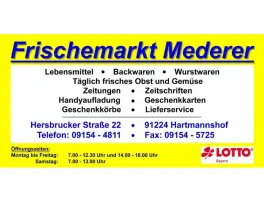 Mederer Frischemarkt in 91224 Pommelsbrunn: