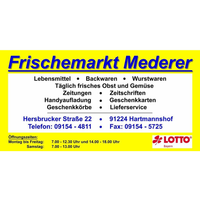 Frischemarkt Mederer · 91224 Pommelsbrunn · Hersbrucker Str. 22