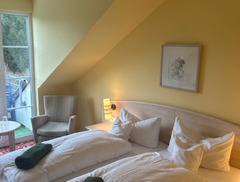 Das ist eines unser Doppelzimmer.