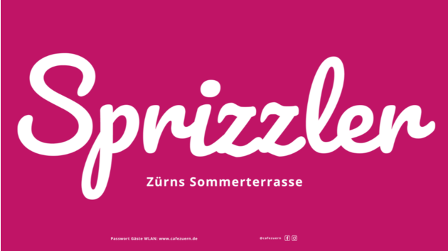 Sprizzler Sommerabendterrasse bei Zürn