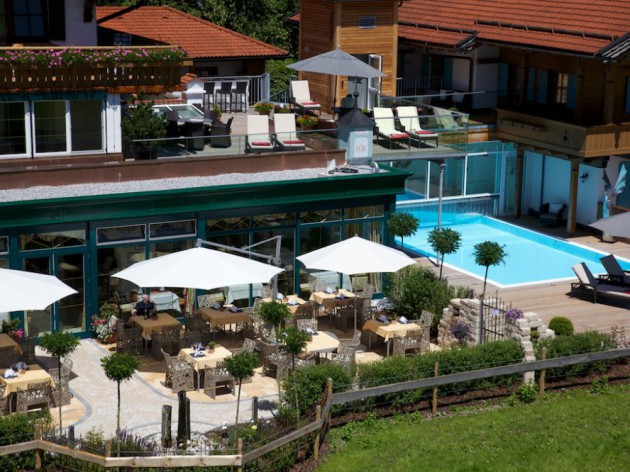 Das Rübezahl ****: Gartenterrasse