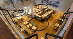 View of the bar