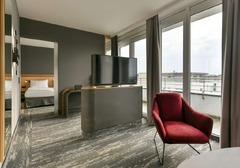 Suite - living room and work space