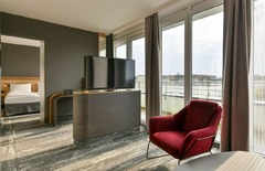 Suite - living room and work space