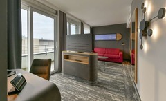 Suite - living room and work space