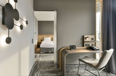 Suite - living room and work space
