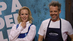 Henrik Möller von Möllers Köttbullar kocht gemeinsam mit Isabel Edvardsson in der TV-Show „Europa grillt den Henssler“ gegen Starkoch Steffen Henssler.