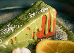 San Sebastian Cheesecake, weich, cremig und mit einem verführerischen Hauch von Salted Caramel. Dieser Cheesecake ist pures Glück auf der Gabel! Einmal probiert, nie mehr vergessen.