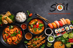 Asiatisches Essen von Soi1 in Ulm mit Sushi, Thai Curry und frischen Zutaten