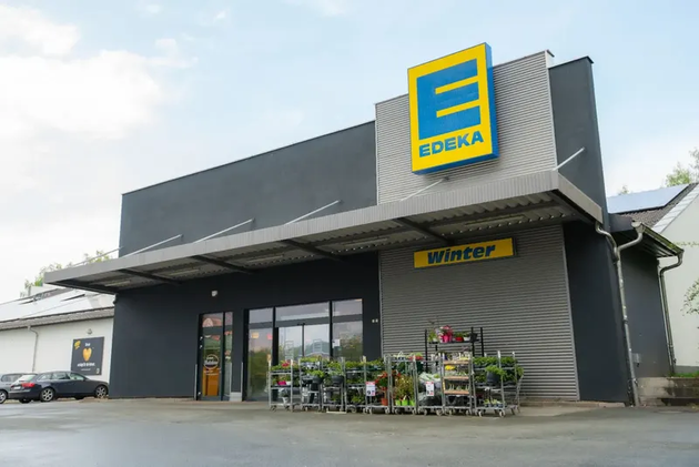 Edeka Winter in Lößnitz