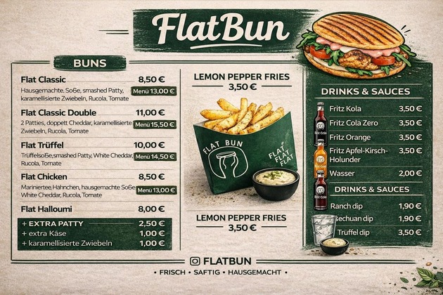 Flat Bun