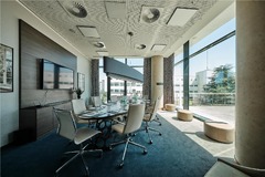 Palais Schaumburg conference room with views of the WCCB