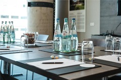 Kanzlerbungalow Conference Room at Radisson Blu Hotel Bonn with modern design and natural daylight.