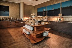 Breakfast buffet at Radisson Blu Hotel, Bonn