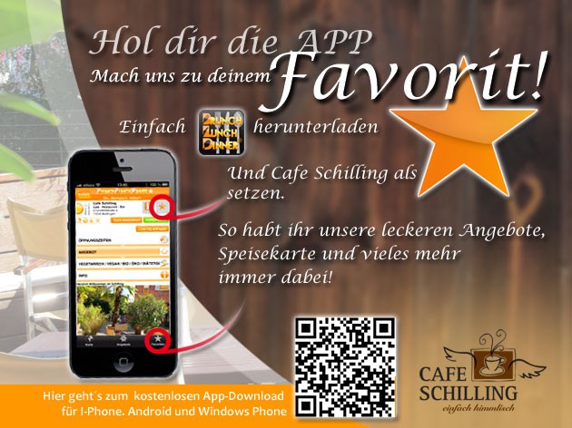 Cafe Schilling: Mach uns zu deinem Favorit!