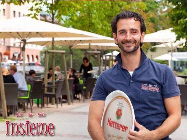 Café Bar Insieme: Kaffe dirket am Flußufer? Cafe Insieme bietet noch viel mehr!!